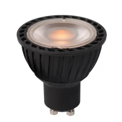 Lucide MR16 - Ampoule led - 5 cm - LED Dim. - GU10 - 1x5W 2200K/2700K - Noir