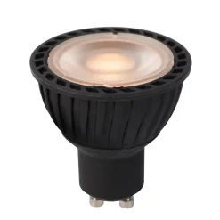 Lucide MR16 - Ampoule led - 5 cm - LED Dim. - GU10 - 1x5W 2200K/2700K - Noir