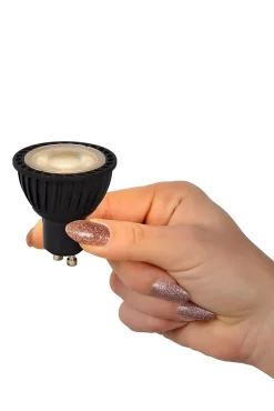 Lucide MR16 - Ampoule led - 5 cm - LED Dim. - GU10 - 1x5W 2200K/2700K - Noir