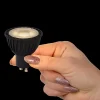Lucide MR16 - Ampoule led - 5 cm - LED Dim. - GU10 - 3x5W 3000K - Noir - Ensemble de 3