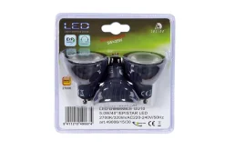 Lucide MR16 - Ampoule led - 5 cm - LED Dim. - GU10 - 3x5W 3000K - Noir - Ensemble de 3