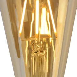 Lucide ST64 - Ampoule filament - 6,4 cm - LED Dim. - E27 - 1x5W 2700K - Ambre