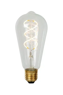 Lucide ST64 - Ampoule filament - 6,4 cm - LED Dim. - E27 - 1x4,9W 2700K - Transparent