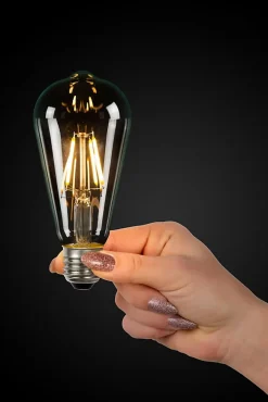 Lucide ST64 Class B - Ampoule filament - 6,4 cm - LED Dim. - E27 - 1x7W 2700K - Transparent