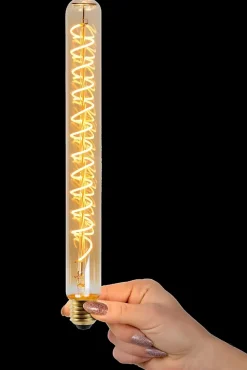 Lucide T32 - Ampoule filament - 3,2 cm - LED Dim. - E27 - 1x4,9W 2200K - Ambre