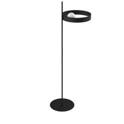 LUMICOM - ALLEY Lampadaire, 1XE27, max 42W, métal, noir, 40cm H165cm