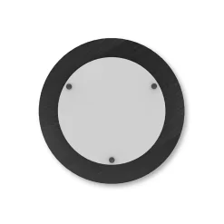 LUMICOM - ARDESIA Plafonnier, LED INTEGREE, 12W, 4000K, pierre d'ardoise, verre, 35cm