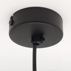 LUMICOM - BOIS Suspension, 1XE27, max 42W, métal, matt black/gold, D50cm