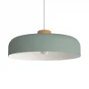 LUMICOM - BOIS Suspension, 1XE27, max 42W, métal, iceberg green/traffic white, D40cm