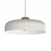 LUMICOM - BOIS Suspension, 1XE27, max 42W, métal, traffic white, D50cm