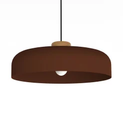 LUMICOM - BOIS Suspension, 1XE27, max 42W, métal, corten, D50cm