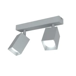 LUMICOM - BRINCK Plafonnier M, 2X GU10, max 33W, métal, anthracite, L.6cm