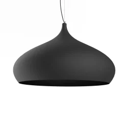 LUMICOM - CALICE Suspension, 1X E27, max 42W, métal, noir mat, D.60cm