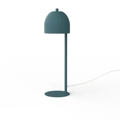 LUMICOM - CAMPANELLA Lampe de table, 1XGU10, max 42W, métal, bleu méditerranèen, D12cm