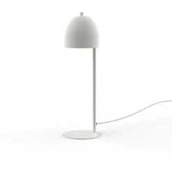 LUMICOM - CAMPANELLA Lampe de table, 1XGU10, max 42W, métal, blanc brillant, D12cm