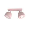 LUMICOM - CAMPANELLA Plafonnier, 2X GU10, max 33W, métal, rose, D.12cm