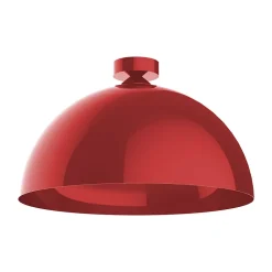 LUMICOM - CASSIS Plafonnier, 1XE27, max 42W, métal, rouge brillant, D40cm