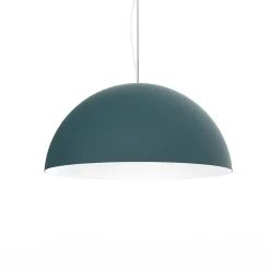 LUMICOM - CASSIS Suspension, 1XE27, max 42W, métal, bleu méditerranéen/blanc, D60cm