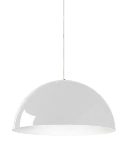 LUMICOM - CASSIS Suspension, 1XE27, max 42W, métal, blanc /blanc, D40cm