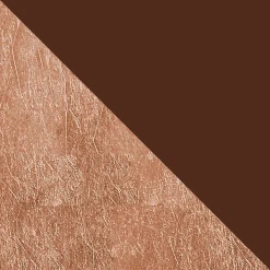 LUMICOM - CHAPEAU Binario, 3XE27, max 42W, metallo, corten/foglia rame, D25cm