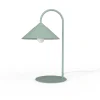 LUMICOM - CHAPEAU Lampe de table, 1XE27, max 42W, métal, vert iceberg, D25cm