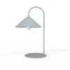 LUMICOM - CHAPEAU Lampe de table, 1XE27, max 42W, métal, gris, D25cm