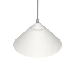 LUMICOM - CHAPEAU Suspension, 1XE27, max 42W, métal, blanc traffic, D25cm