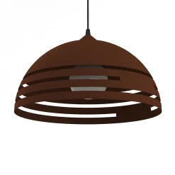 LUMICOM - CIRCUIT Suspension, 1XE27, max 42W, métal, corten, D40cm