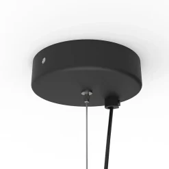 LUMICOM - CIRCUIT Suspension, 1X27, MAX 42W, METAL, MATT BLACK, DIAMETRE 60