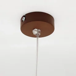 LUMICOM - CLASSIC Plafonnier, 4XE27, max 42W, métal, marron corten, D.60cm