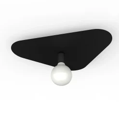 LUMICOM - CLOUD Plafonnier, 1XE27, max 42W, métal, matt black, 50x42cm