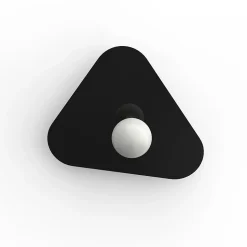 LUMICOM - CLOUD Plafonnier, 1XE27, max 42W, métal, matt black, 50x42cm