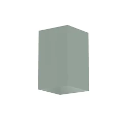 LUMICOM - CUBE Plafonnier, 1X GU10, max 33W, métal, vert iceberg, H10cm