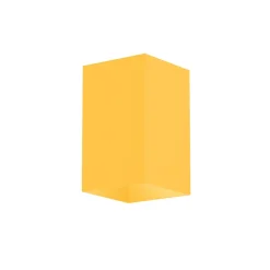 LUMICOM - CUBE Plafonnier, 1X GU10, max 33W, métal, jaune, H10cm