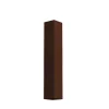 LUMICOM - CUBE Plafonnier, 1X GU10, max 33W, métal, marron corten, H40cm