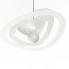 LUMICOM - DILATE Suspension, 1X E27, max 42W, métal, blanc mat, D.60cm