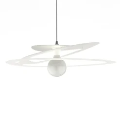 LUMICOM - DILATE Suspension, 1X E27, max 42W, métal, blanc mat, D.60cm