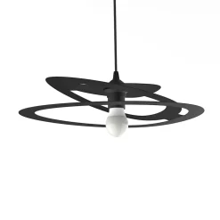 LUMICOM - DILATE Suspension, 1X E27, max 42W, métal, noir mat, D.40cm