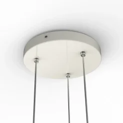 LUMICOM - DONG COMPO Suspension, 3X E27, max 42W, métal, blanc brillant, D.35cm