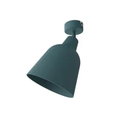 LUMICOM - DONG Plafonnier, 1X E27, max 42W, métal, bleu méditerranéen, D.16cm