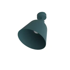 LUMICOM - DONG Plafonnier, 1X E27, max 42W, métal, bleu méditerranéen, D.16cm