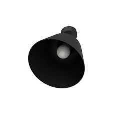 LUMICOM - DONG Plafonnier, 1X E27, max 42W, métal, noir mat, D.25cm