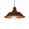 LUMICOM - DUNA Suspension, 1XE27, max 42W, métal, corten/feuille cuivre, D.35cm