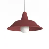 LUMICOM - DUNA Suspension, 1XE27, max 42W, métal, rouge cowhide, D.35cm