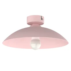 LUMICOM - FLASH Plafonnier, 1X E27, max 42W, métal, rose, D.30cm