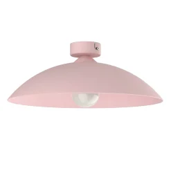LUMICOM - FLASH Plafonnier, 1X E27, max 42W, métal, rose, D.40cm