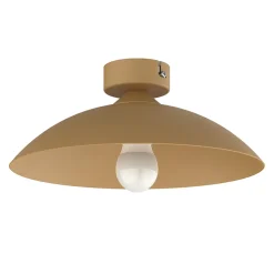 LUMICOM - FLASH Plafonnier, 1X E27, max 42W, métal, anodic gold, D.30cm