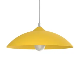 LUMICOM - FLASH Suspension, 1X E27, max 42W, métal, zinc yellow, D.30cm
