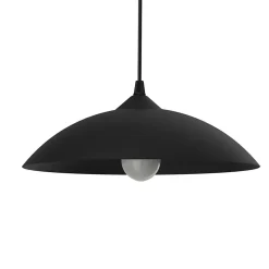 LUMICOM - FLASH Suspension, 1X E27, max 42W, métal, noir mat, D.40cm