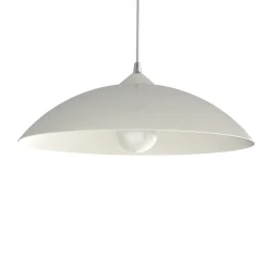 LUMICOM - FLASH Suspension, 1X E27, max 42W, métal, glos white, D.40cm